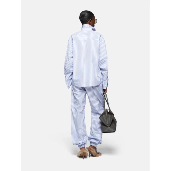 The Attico White And Navy Blue Long Pants, view 3