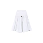 The Attico White Midi Skirt - The Attico Skirts - Designed by Gilda Ambrosio & Giorgia Tordini - Shop at Coveti