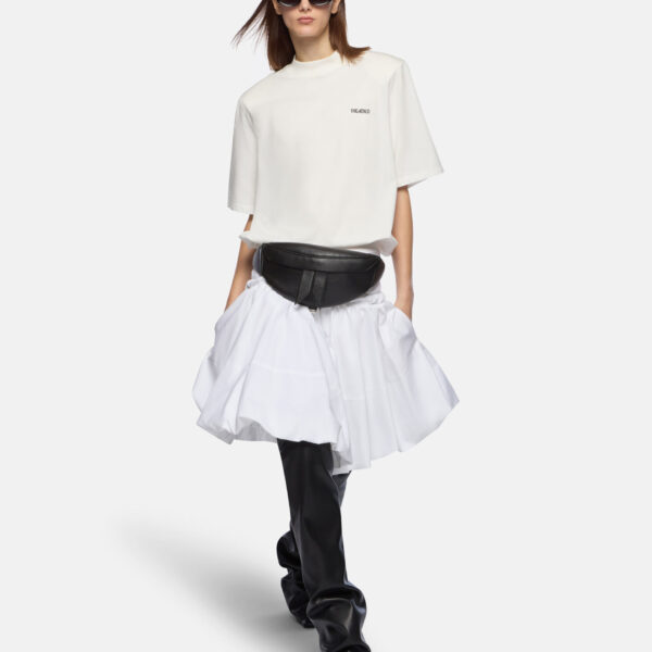 The Attico White Midi Skirt - The Attico Skirts - Designed by Gilda Ambrosio & Giorgia Tordini - Shop at Coveti