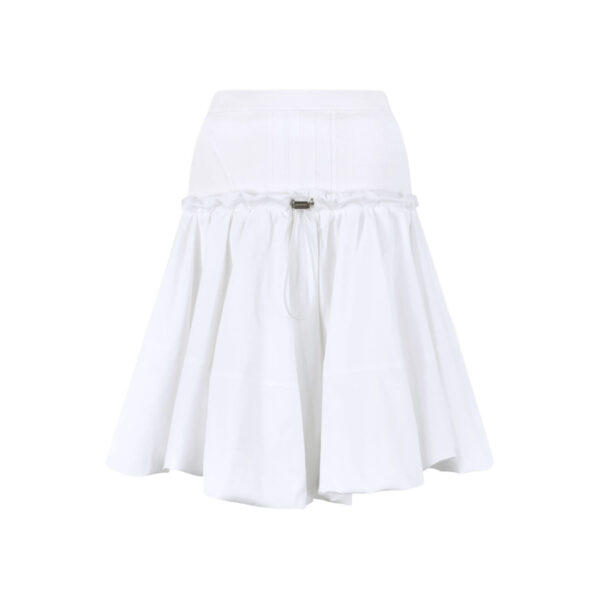 The Attico White Midi Skirt - The Attico Skirts - Designed by Gilda Ambrosio & Giorgia Tordini - Shop at Coveti