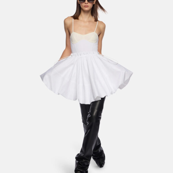 The Attico White Mini Dress - The Attico Dresses - Designed by Gilda Ambrosio & Giorgia Tordini - Shop at Coveti