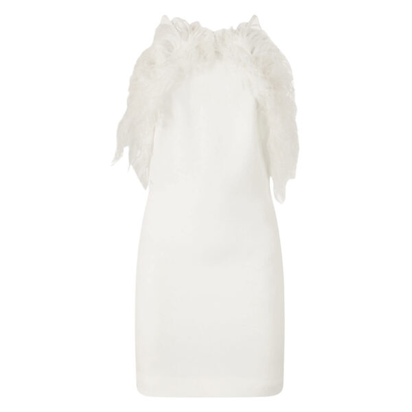 The Attico White Mini Dress - The Attico Dresses - Designed by Gilda Ambrosio & Giorgia Tordini - Shop at Coveti