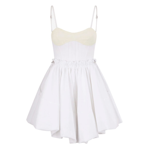 The Attico White Mini Dress - The Attico Dresses - Designed by Gilda Ambrosio & Giorgia Tordini - Shop at Coveti