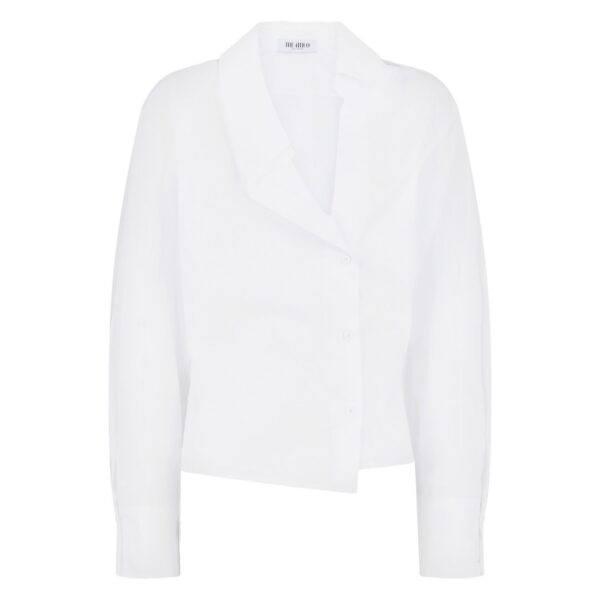 The Attico White Shirt - The Attico Tops - Designed by Gilda Ambrosio & Giorgia Tordini - Shop at Coveti