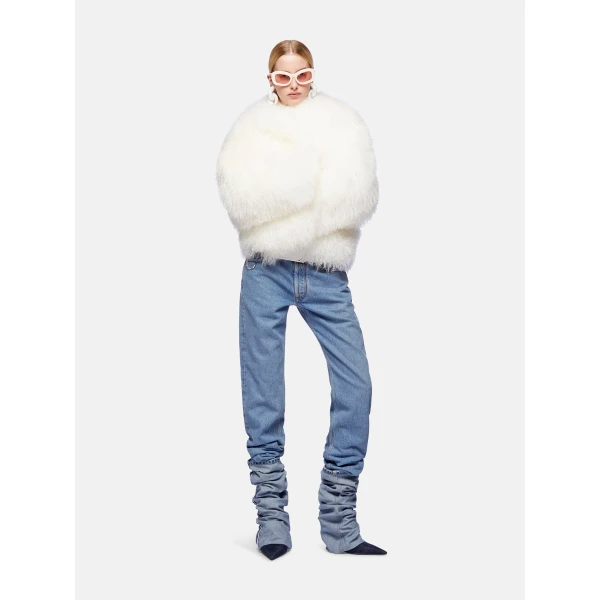 The Attico White Short Coat, view 2