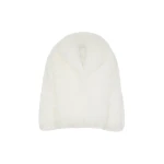 The Attico White Short Coat - The Attico Coats - Designed by Gilda Ambrosio & Giorgia Tordini - Shop at Coveti