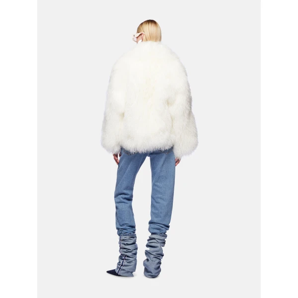The Attico White Short Coat, view 3
