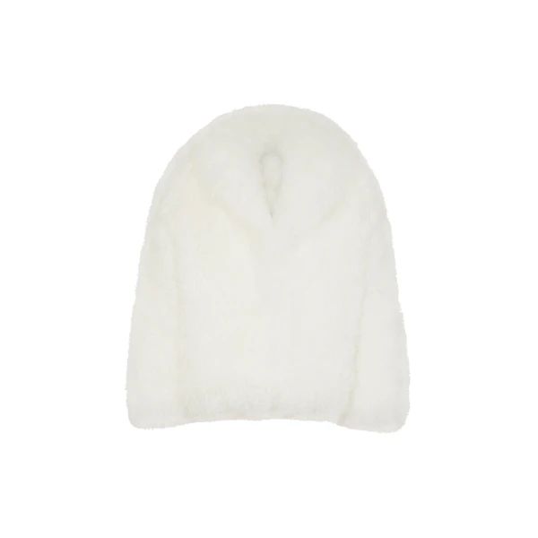 The Attico White Short Coat
