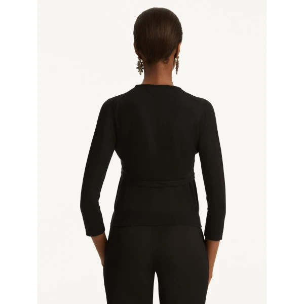 Oscar de la Renta Wool-Blend Bolero - Oscar de la Renta Jackets - American Couture - Shop at Coveti