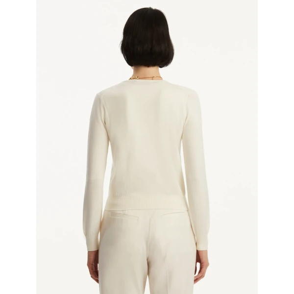 Oscar de la Renta Wool-Blend Cardigan - Oscar de la Renta Knitwear - American Couture - Shop at Coveti