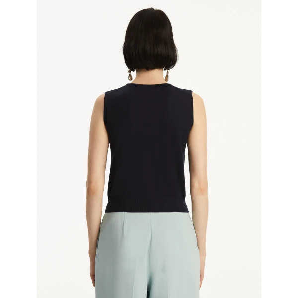 Oscar de la Renta Wool-Blend Tank - Oscar de la Renta Tops - American Couture - Shop at Coveti