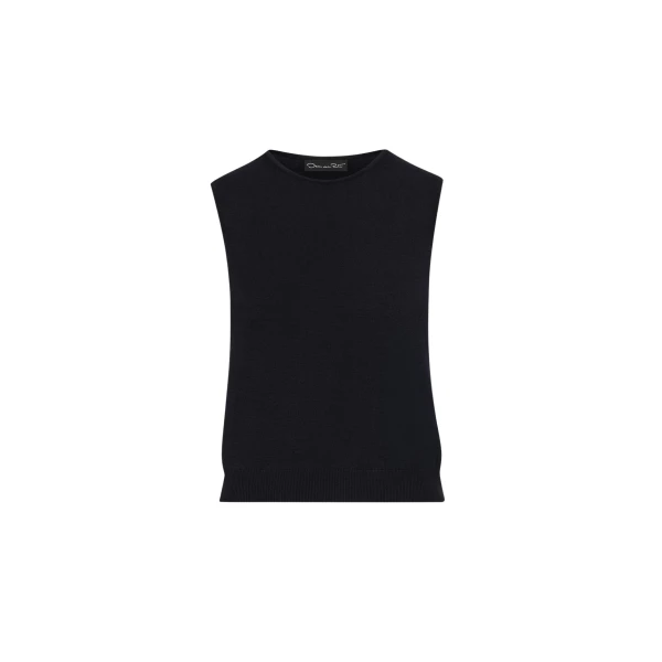 Oscar de la Renta Wool-Blend Tank - Oscar de la Renta Tops - American Couture - Shop at Coveti