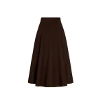 Oscar de la Renta Wool Tweed Pleated Skirt - Oscar de la Renta Skirts - American Couture - Shop at Coveti