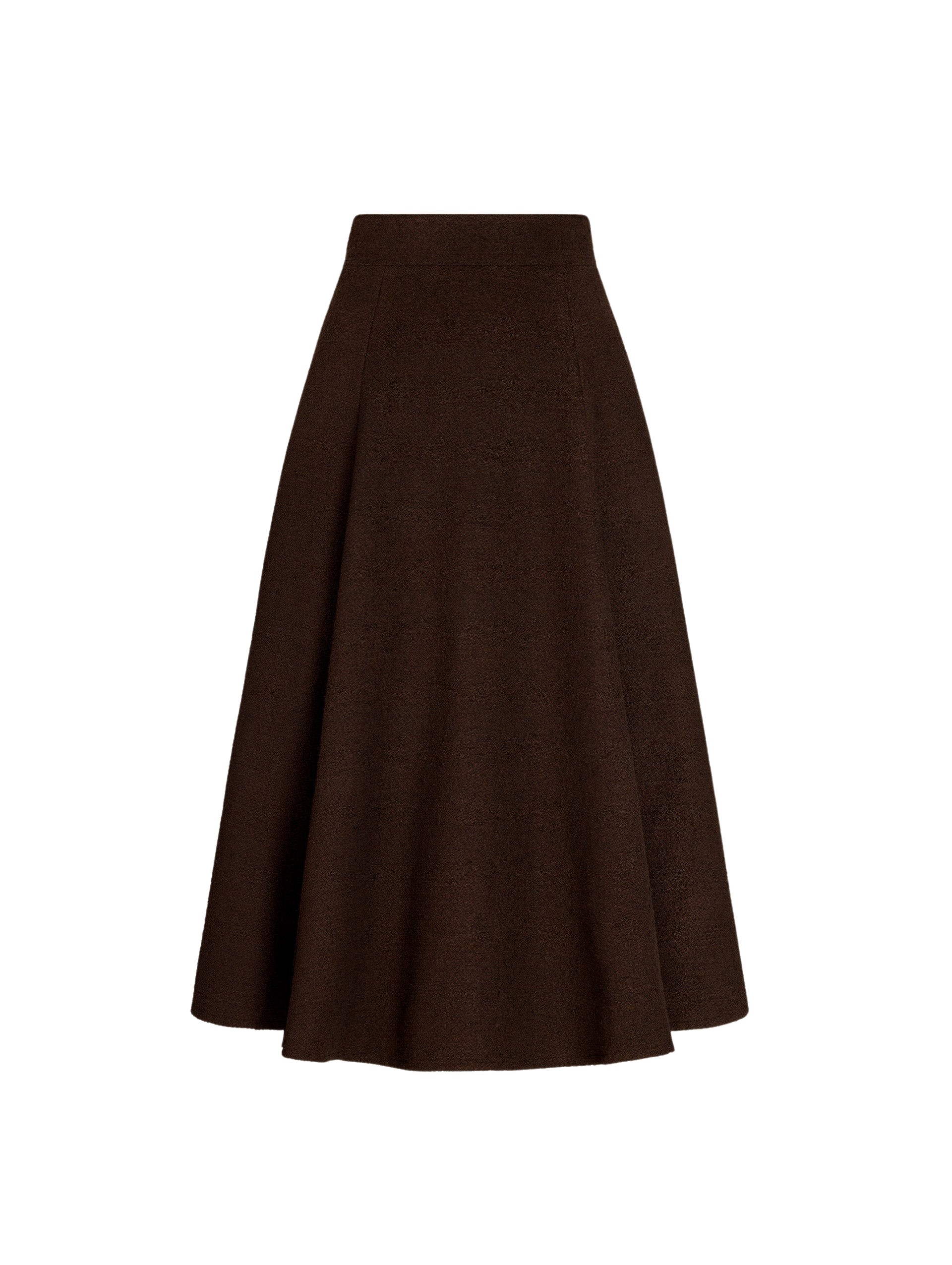 Oscar de la Renta Wool Tweed Pleated Skirt - Oscar de la Renta Skirts - American Couture - Shop at Coveti
