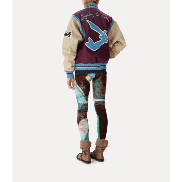 Vivienne Westwood Worlds End Letterman Jacket - Vivienne Westwood Jackets - Punk Luxury - Shop at Coveti