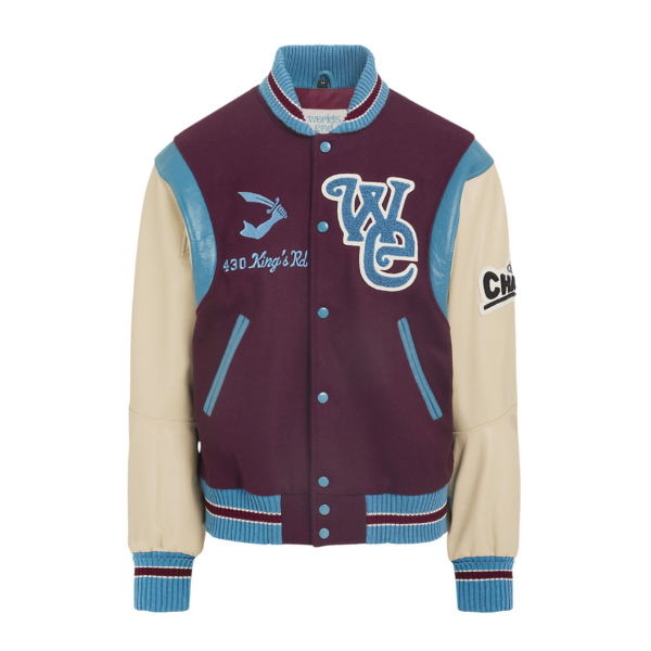 Vivienne Westwood Worlds End Letterman Jacket - Vivienne Westwood Jackets - Punk Luxury - Shop at Coveti