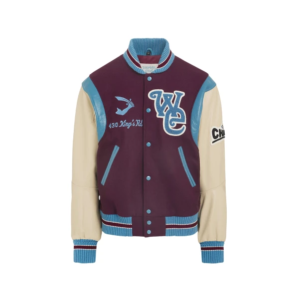 Vivienne Westwood Worlds End Letterman Jacket - Vivienne Westwood Jackets - Punk Luxury - Shop at Coveti