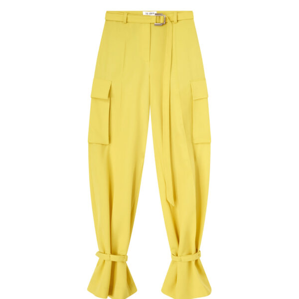The Attico Yellow Long Pant - The Attico Pants - Designed by Gilda Ambrosio & Giorgia Tordini - Shop at Coveti