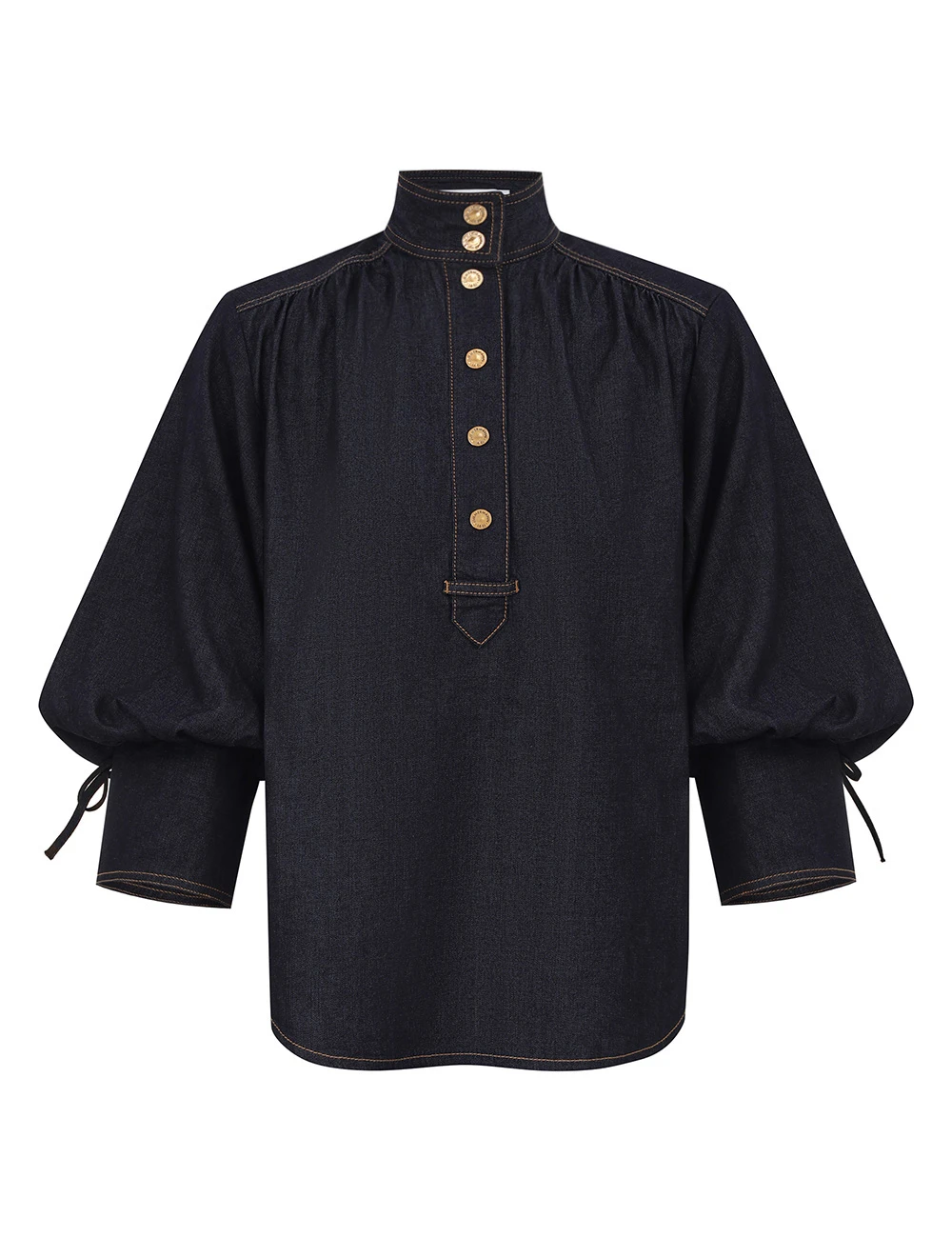 Zimmermann Denim Billow Shirt | Ready to Wear 2025 Collection Coveti Elevate your elegance in this Zimmermann Tops from the 2025 resort wear edit