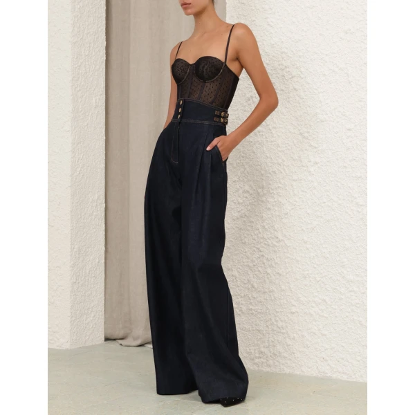 Elevate your elegance in this Zimmermann Bodysuit   from the 2025 resort wear edit