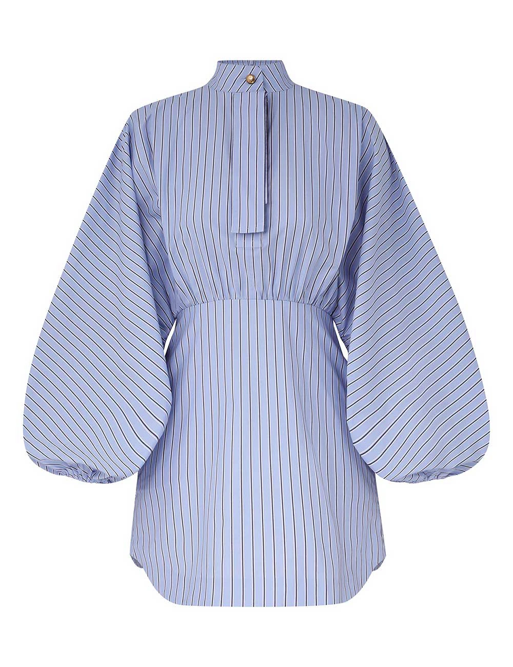 Zimmermann Drawstring Stripe Mini Dress | Ready to Wear 2025 Collection Coveti Elevate your elegance in this Zimmermann Dresses from the 2025 resort wear edit