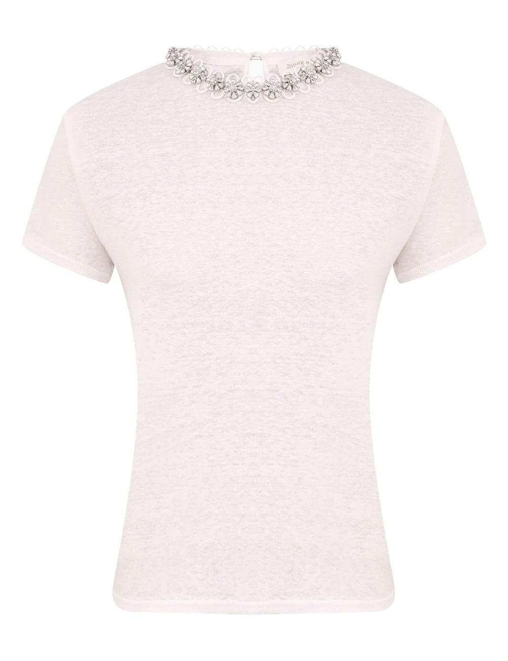 Zimmermann Embellished Tee | Ready to Wear 2025 Collection Coveti Elevate your elegance in this Zimmermann Tops from the 2025 resort wear edit
