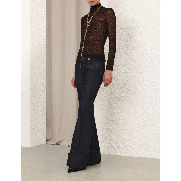 Elevate your elegance in this Zimmermann Knitwear   from the 2025 resort wear edit