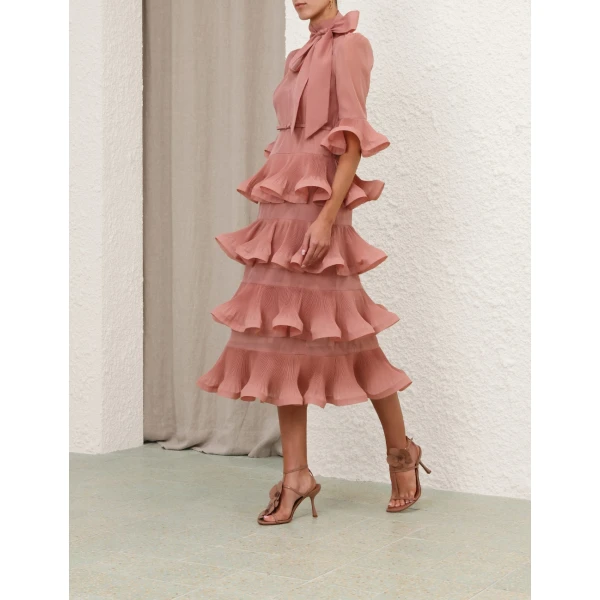 Elevate your elegance in this Zimmermann Dresses   from the 2025 resort wear edit