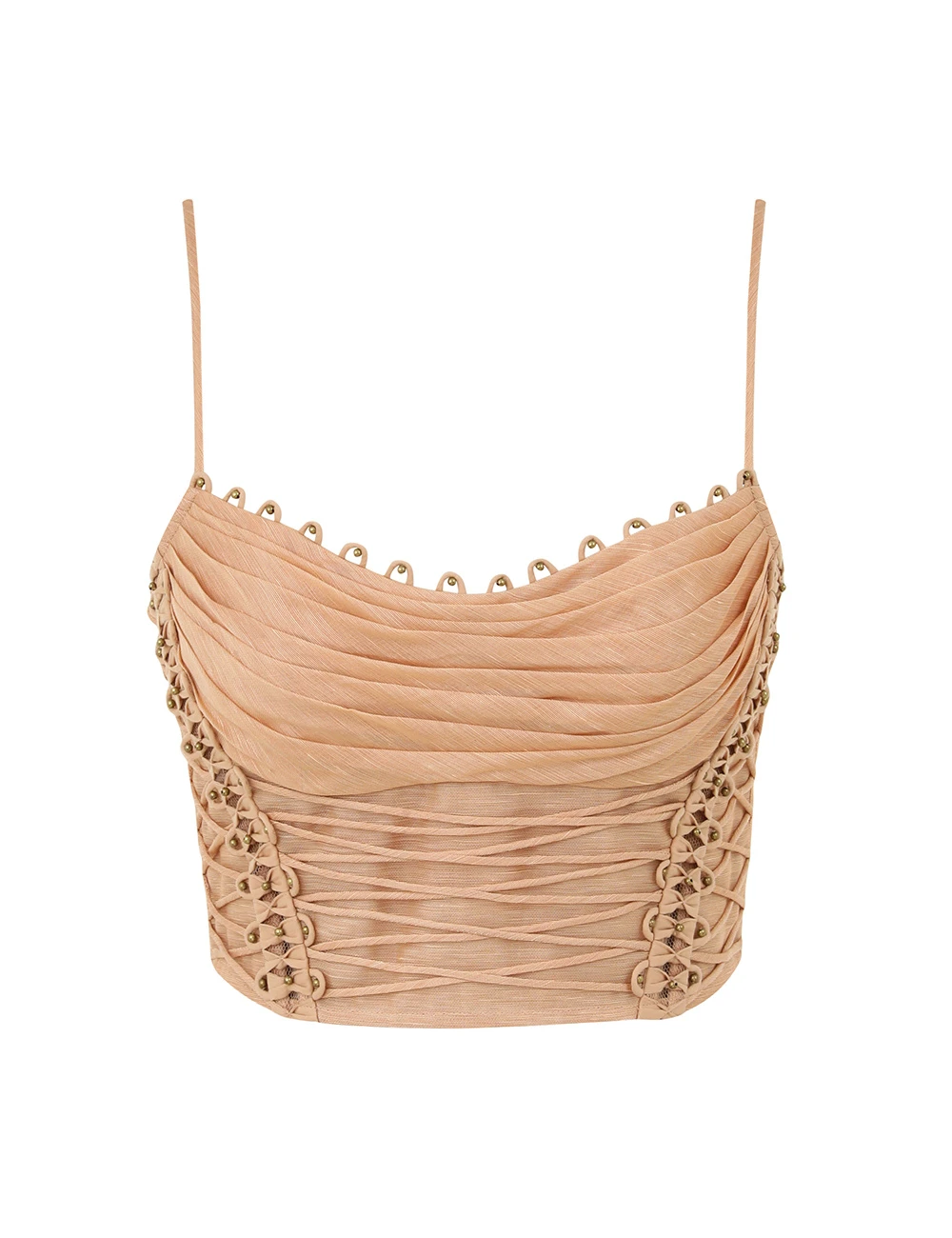 Zimmermann Rebellion Beaded Bodice | Ready to Wear 2025 Collection Coveti Elevate your elegance in this Zimmermann Tops from the 2025 resort wear edit