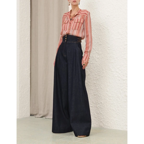 Elevate your elegance in this Zimmermann Tops   from the 2025 resort wear edit