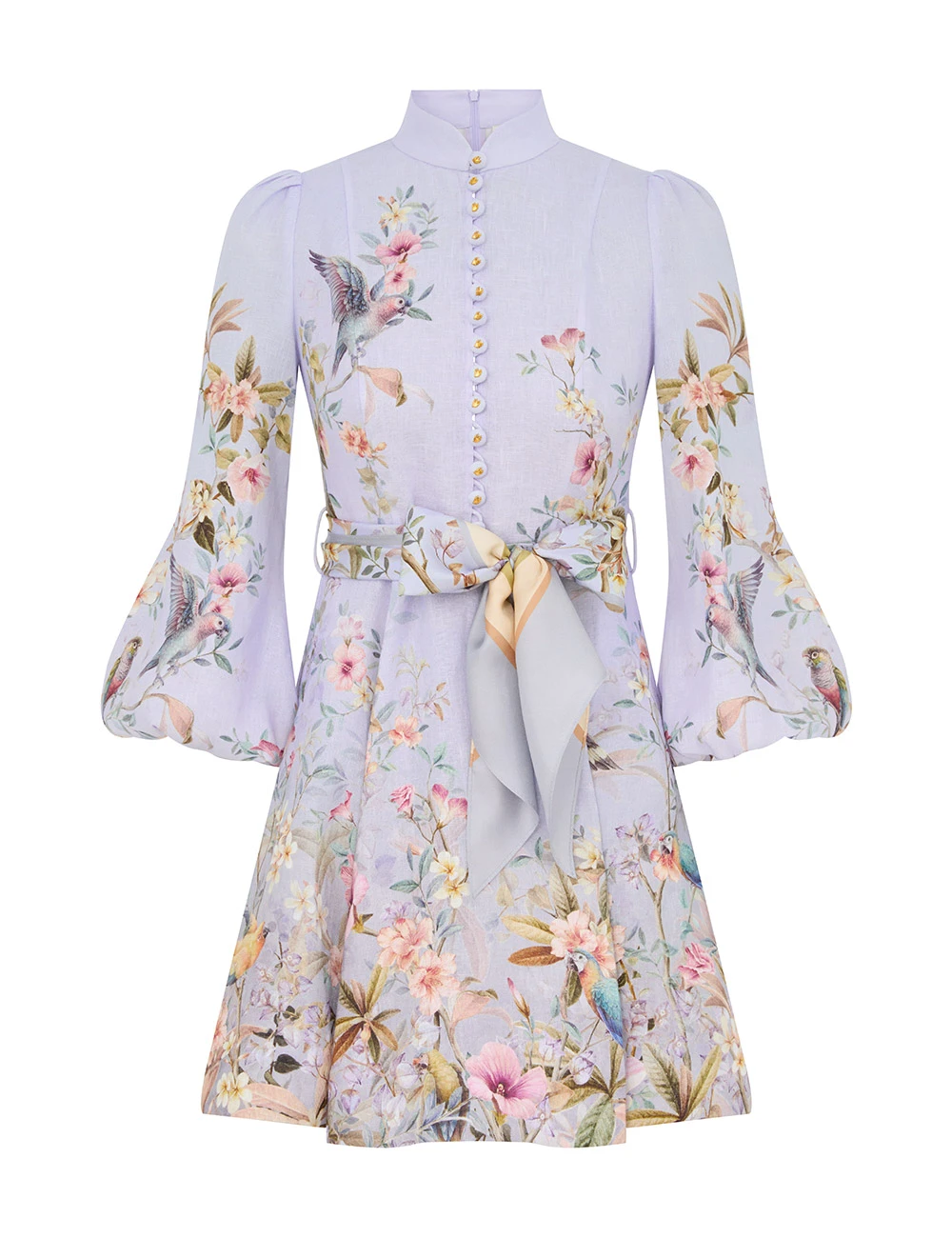 Zimmermann Rebellion Button Mini Dress | Ready to Wear 2025 Collection Coveti Elevate your elegance in this Zimmermann Dresses from the 2025 resort wear edit