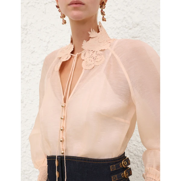 Elevate your elegance in this Zimmermann Tops   from the 2025 resort wear edit