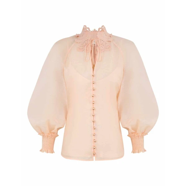 Elevate your elegance in this Zimmermann Tops   from the 2025 resort wear edit