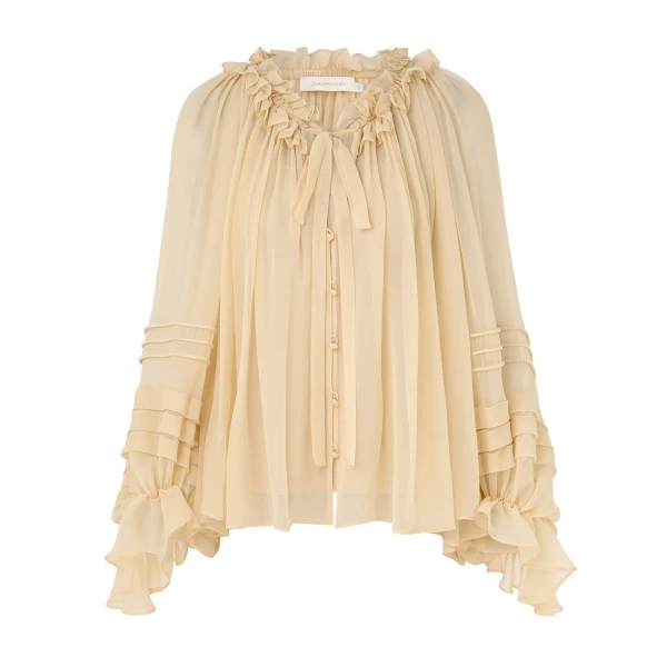 Elevate your elegance in this Zimmermann Tops   from the 2025 resort wear edit