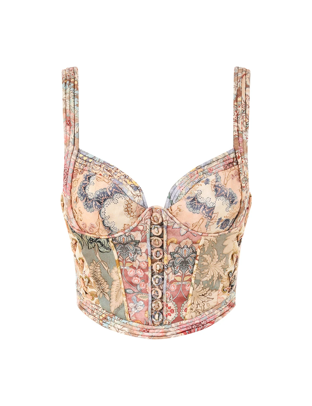 Zimmermann Rebellion Corded Bustier | Ready to Wear 2025 Collection Coveti Elevate your elegance in this Zimmermann Tops from the 2025 resort wear edit