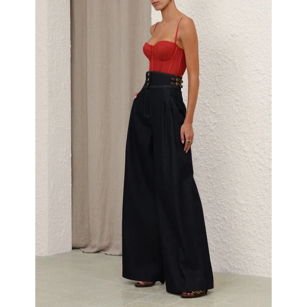 Elevate your elegance in this Zimmermann Bodysuit   from the 2025 resort wear edit