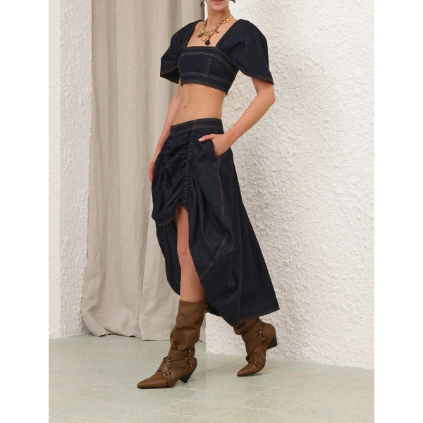 Elevate your elegance in this Zimmermann Tops   from the 2025 resort wear edit