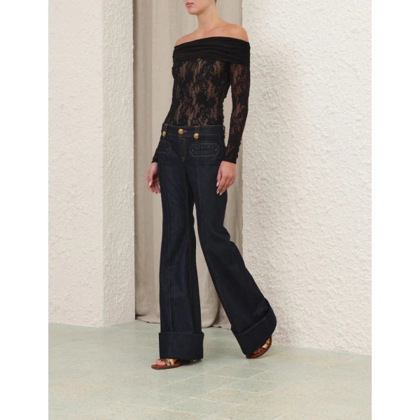 Elevate your elegance in this Zimmermann Bodysuit   from the 2025 resort wear edit