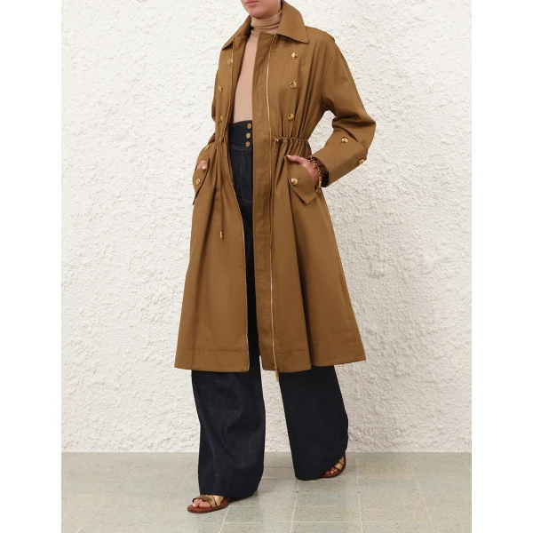 Elevate your elegance in this Zimmermann Coats   from the 2025 resort wear edit
