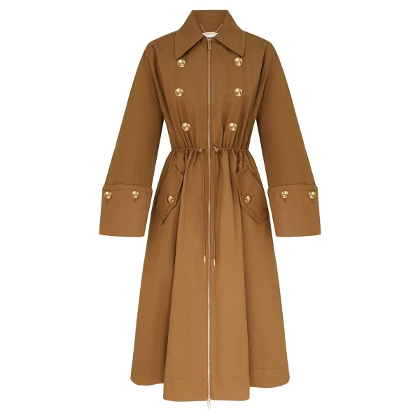Elevate your elegance in this Zimmermann Coats   from the 2025 resort wear edit