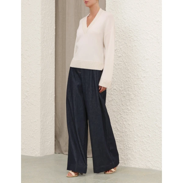 Elevate your elegance in this Zimmermann Knitwear   from the 2025 resort wear edit