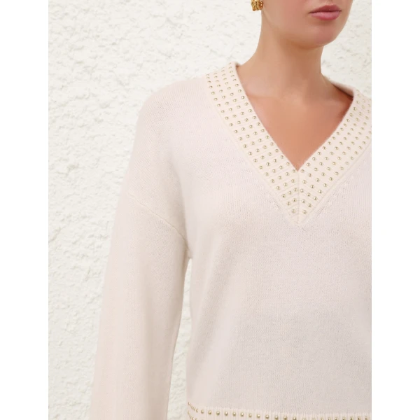 Elevate your elegance in this Zimmermann Knitwear   from the 2025 resort wear edit