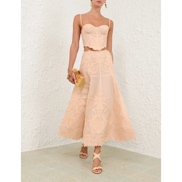 Elevate your elegance in this Zimmermann Skirts   from the 2025 resort wear edit