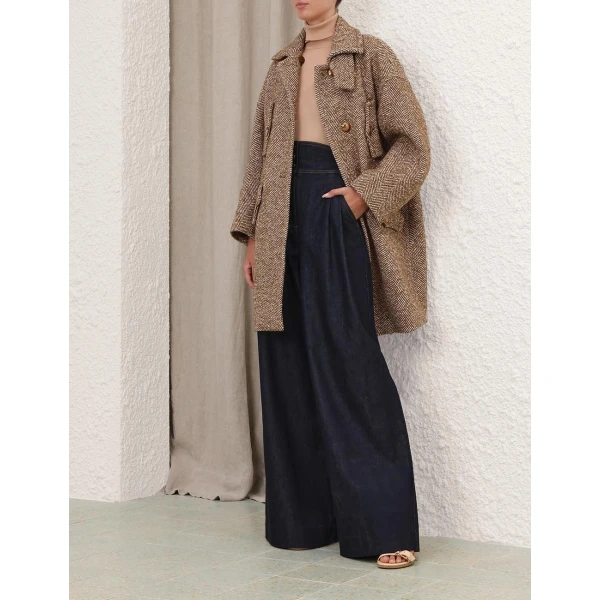 Elevate your elegance in this Zimmermann Coats   from the 2025 resort wear edit
