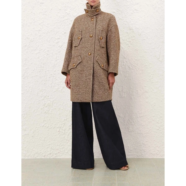 Elevate your elegance in this Zimmermann Coats   from the 2025 resort wear edit
