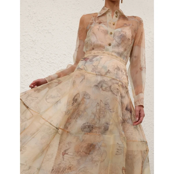 Elevate your elegance in this Zimmermann Skirts   from the 2025 resort wear edit