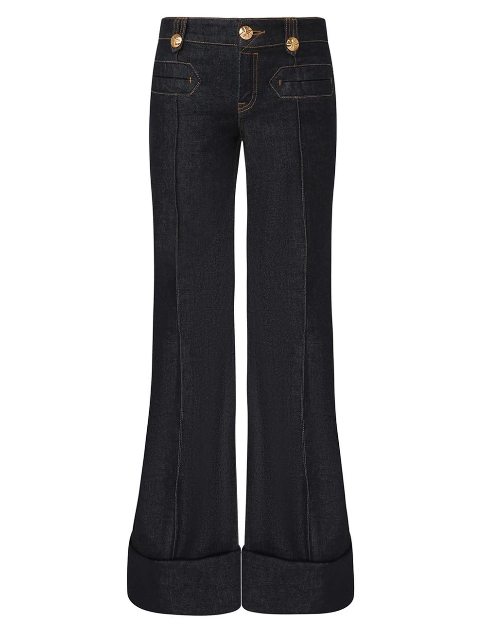 Zimmermann Rebellion Low-Rise Flare Jean | Ready to Wear 2025 Collection Coveti Elevate your elegance in this Zimmermann Pants from the 2025 resort wear edit
