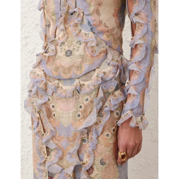 Elevate your elegance in this Zimmermann Dresses   from the 2025 resort wear edit