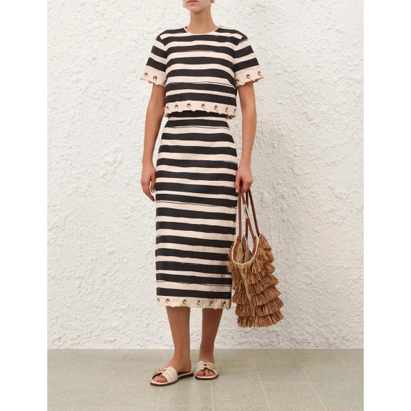 Elevate your elegance in this Zimmermann Skirts   from the 2025 resort wear edit