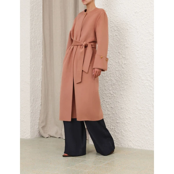 Elevate your elegance in this Zimmermann Coats   from the 2025 resort wear edit